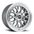 ROTIFORM R155 LSR GLOSS SILVER MACHINED 5x112 18R 9.5 66.56 35