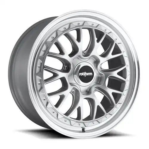 ROTIFORM R155 LSR GLOSS SILVER MACHINED 5x112 19R 10 66.56 25