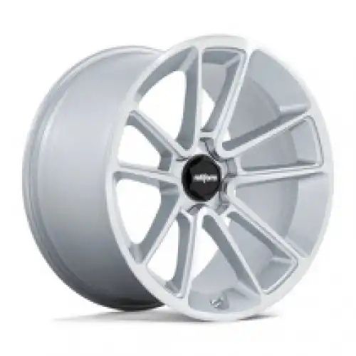 ROTIFORM R192 BTL GLOSS SILVER W/ MACHINED FACE 5x112 21R 10.5 66.56 30