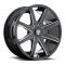 DUB S109 PUSH GLOSS BLACK MILLED 5x112/127 22R 9.5 72.56 32