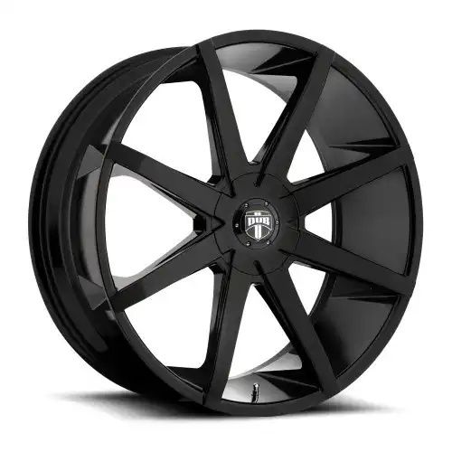 DUB S110 PUSH GLOSS BLACK 5x114.3/120 22R 9.5 72.56 32