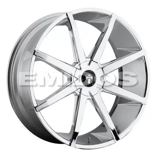 DUB S111 PUSH CHROME PLATED 6x135/139.7 24R 9.5 87.1 25