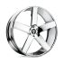 DUB S115 BALLER CHROME PLATED 5x127 22R 9.5 78.1 11