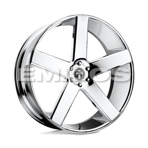 DUB S115 BALLER CHROME PLATED 5x115 22R 9.5 87.1 13