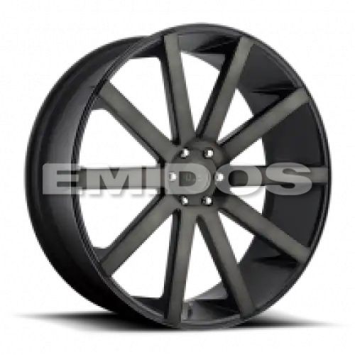 DUB S121 SHOT CALLA MATTE BLACK DOUBLE DARK TINT 5x127 22R 10.5 71.5 35