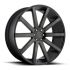 DUB S121 SHOT CALLA MATTE BLACK DOUBLE DARK TINT 5x114.3 22R 9 72.56 38