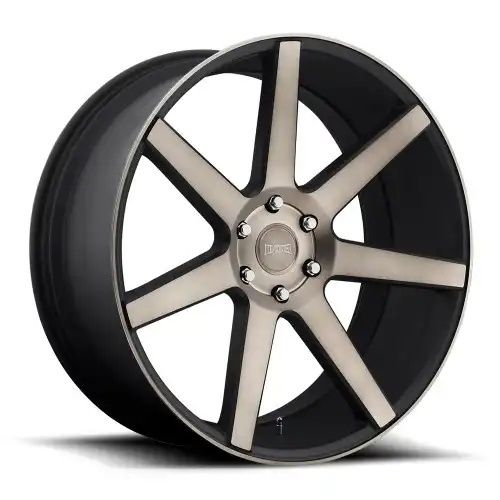 DUB S127 FUTURE MATTE BLACK DOUBLE DARK TINT 6x139.7 22R 9.5 106.1 19