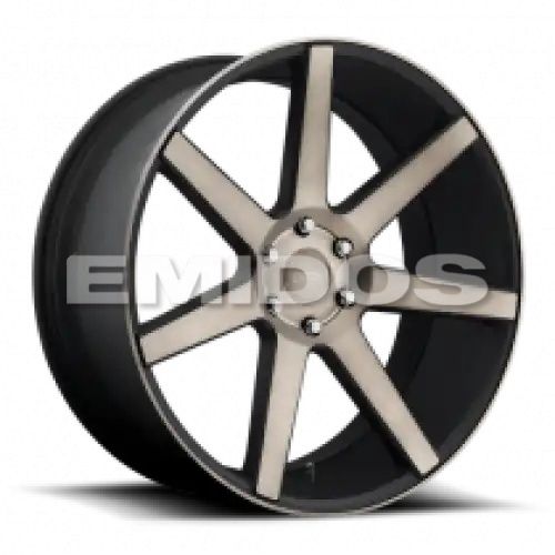 DUB S127 FUTURE MATTE BLACK DOUBLE DARK TINT 6x135 24R 10 87.1 30