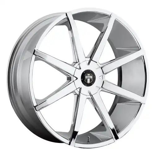 DUB S201 PUSH CHROME PLATED 6x135/139.7 22R 9.5 87.1 30