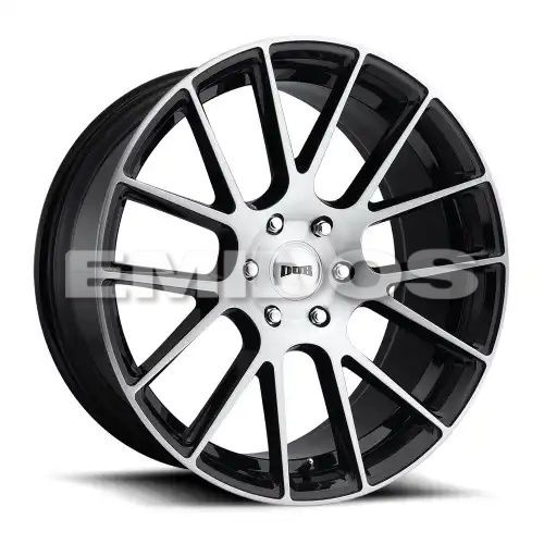 DUB S206 LUXE GLOSS BLACK BRUSHED 6x139.7 20R 9 78.1 30