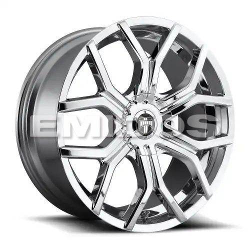 DUB S207 ROYALTY CHROME PLATED 6x135/139.7 24R 9.5 87.1 30
