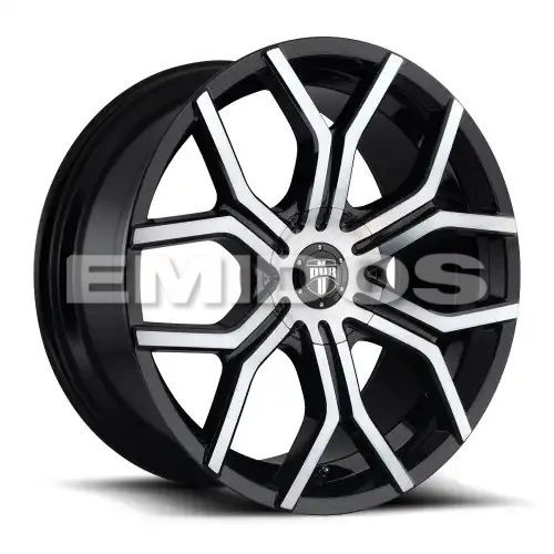 DUB S209 ROYALTY GLOSS MACHINED DOUBLE DARK TINT 5x112 22R 9.5 72.56 32