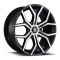 DUB S209 ROYALTY GLOSS MACHINED DOUBLE DARK TINT 5x112 22R 9.5 72.56 32