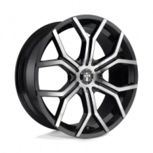 DUB S209 ROYALTY GLOSS MACHINED DOUBLE DARK TINT 5x112 22R 9.5 72.56 32