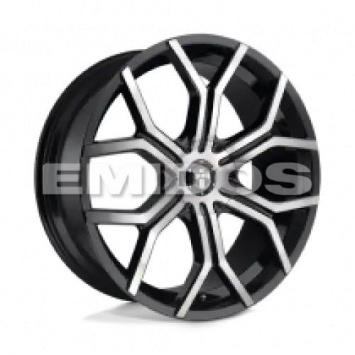 DUB S209 ROYALTY GLOSS MACHINED DOUBLE DARK TINT 5x112 22R 9.5 72.56 32
