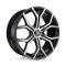 DUB S209 ROYALTY GLOSS MACHINED DOUBLE DARK TINT 5x112 22R 9.5 72.56 32