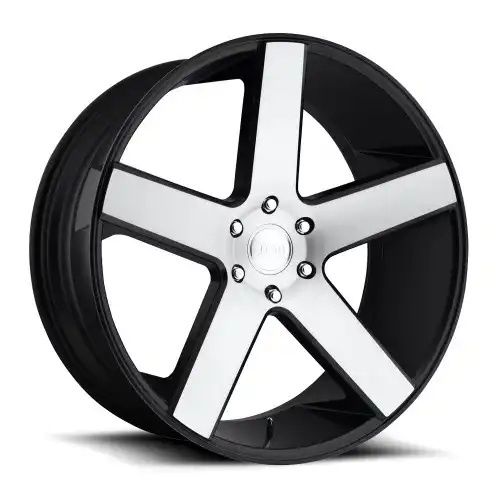 DUB S217 BALLER GLOSS BLACK BRUSHED 6x135 24R 10 87.1 30