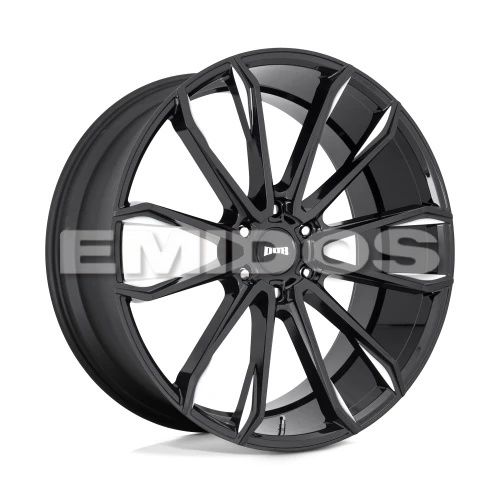 DUB S252 CLOUT GLOSS BLACK MILLED 6x139.7 24R 10 106.1 30