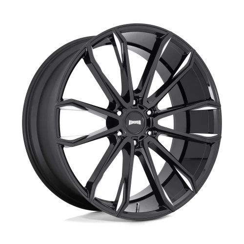 DUB S252 CLOUT GLOSS BLACK MILLED 6x135 24R 10 87.1 30
