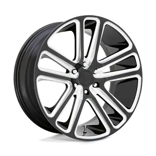 DUB S255 FLEX GLOSS BLACK MILLED 6x139.7 22R 9.5 106.1 25