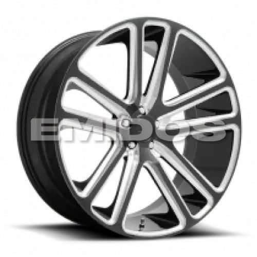 DUB S255 FLEX GLOSS BLACK MILLED 5x139.7 24R 10 78.1 25