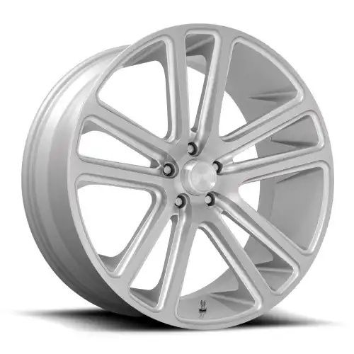 DUB S257 FLEX GLOSS SILVER BRUSHED FACE 6x139.7 24R 10 78.1 30