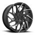 DUB S259 G.O.A.T. GLOSS BLACK W/ MACHINED SPOKES 6x135 26R 10 87.1 30