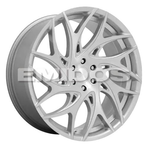 DUB S261 G.O.A.T. SILVER BRUSHED FACE 5x120 22R 9 72.56 35