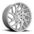 DUB S261 G.O.A.T. SILVER BRUSHED FACE 5x139.7 26R 10 78.1 25