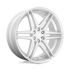 DUB S270 DIRTY DOG SILVER W/ BRUSHED FACE 6x135 26R 10 87.1 30