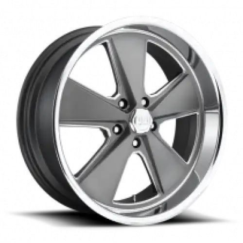 US MAG U120 ROADSTER MATTE GUN METAL MACHINED 5x114.3 18R 9.5 72.56 1