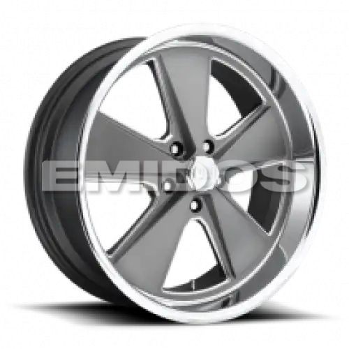 US MAG U120 ROADSTER MATTE GUN METAL MACHINED 5x114.3 18R 9.5 72.56 1
