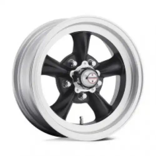 American racing VN105 TORQ THRUST D SATIN BLACK W/ MACHINED LIP 5x114.3 15R 8 83.06 1
