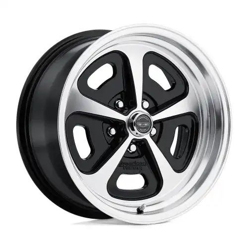 American racing VN501 500 MONO CAST GLOSS BLACK MACHINED 5x114.3 15R 8 72.56 BNK