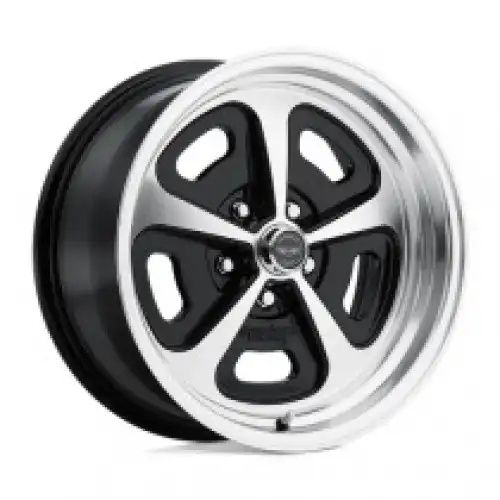 American racing VN501 500 MONO CAST GLOSS BLACK MACHINED 5x114.3 17R 8 72.56 BNK