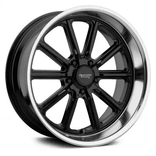 American racing VN507 RODDER GLOSS BLACK W/ DIAMOND CUT LIP 5x120.65 17R 8 72.56 BNK
