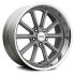 American racing VN507 RODDER VINTAGE SILVER W/ DIAMOND CUT LIP 5x114.3 18R 9.5 72.56 BNK