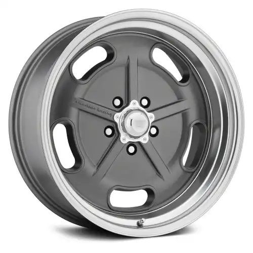 American racing VN511 SALT FLAT MAG GRAY W/ DIAMOND CUT LIP 5x127 22R 10.5 78.1 BNK