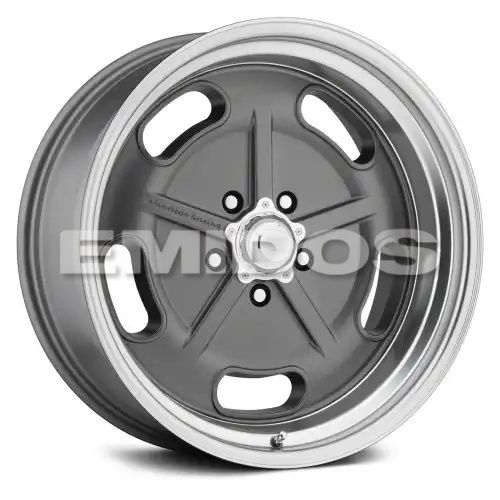 American racing VN511 SALT FLAT MAG GRAY W/ DIAMOND CUT LIP 5x114.3 17R 7 72.56 BNK