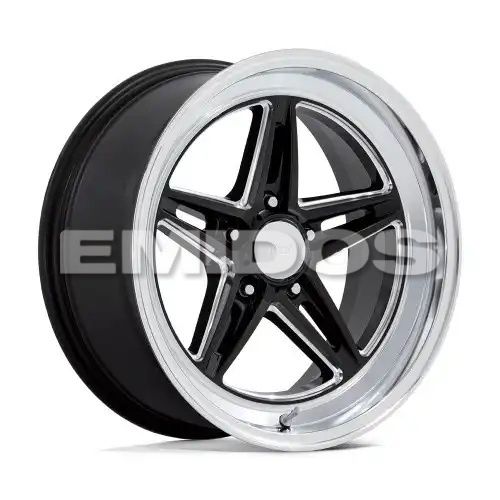 American racing VN514 GROOVE GLOSS BLACK W/ DIAMOND CUT LIP 5x120.65 18R 10 72.56 12