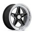 American racing VN514 GROOVE GLOSS BLACK W/ DIAMOND CUT LIP 5x120.65 18R 8 72.56 BNK