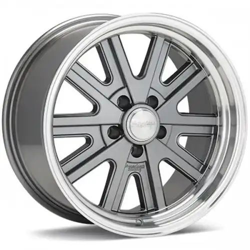 American racing VN527 427 MONO CAST MAG GRAY MACHINED LIP 5x114.3 17R 9 76.5 12