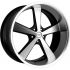 American racing VN701 NOVA GLOSS BLACK MACHINED 5x127 20R 10 78.1 18