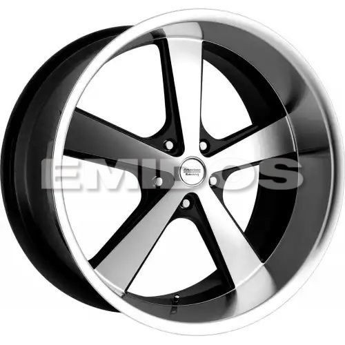 American racing VN701 NOVA GLOSS BLACK MACHINED 5x127 20R 8.5 78.1 BNK