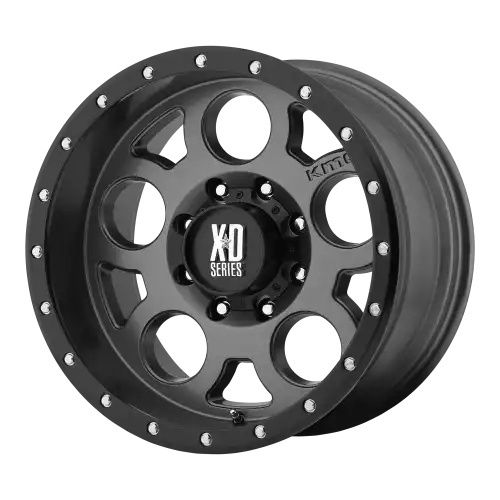 XD Series XD126 ENDURO PRO MATTE GRAY W/ BLACK RING 6x139.7 18R 9 106.1 18
