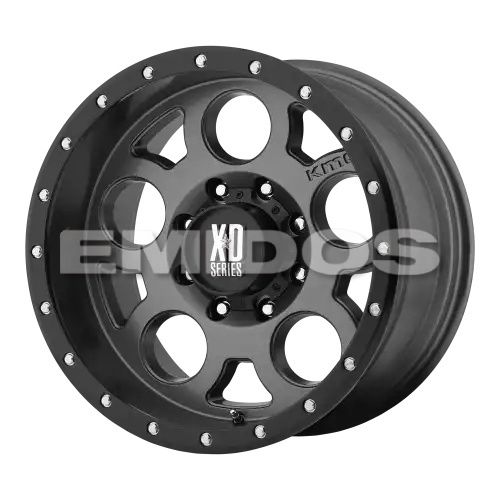 XD Series XD126 ENDURO PRO MATTE GRAY W/ BLACK RING 6x139.7 18R 9 106.1 18