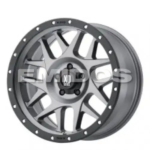 XD Series XD127 BULLY MATTE GRAY W/ BLACK RING 5x139.7 20R 10 108 -24