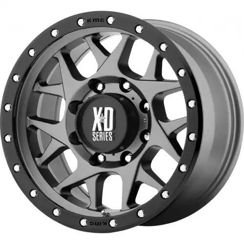 XD Series XD127 BULLY MATTE GRAY W/ BLACK RING 6x139.7 20R 9 106.1 18