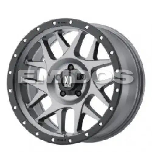 XD Series XD127 BULLY MATTE GRAY W/ BLACK RING 6x139.7 18R 9 106.1 18