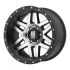 XD Series XD128 MACHETE MACHINED FACE W/ BLACK RING 5x127 20R 10 78.1 -24